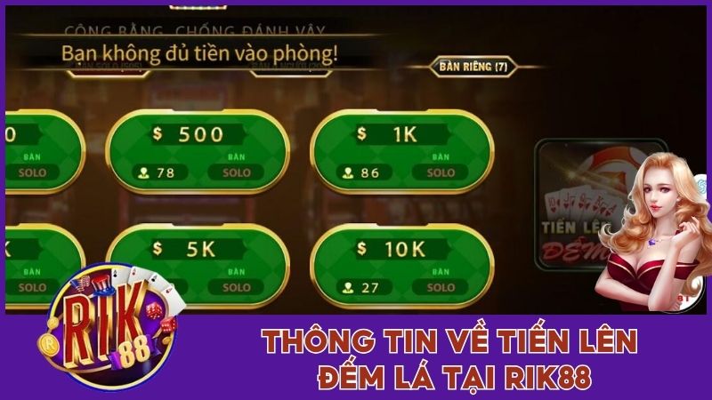 Giới thiệu thông tin về tiến lên phiên bản đếm lá