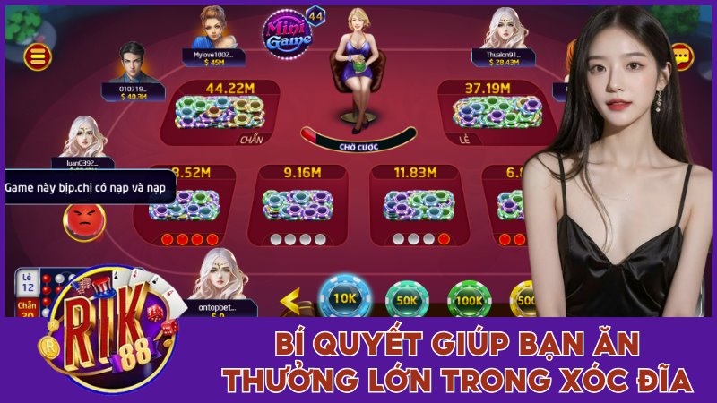 Một số bí quyết giúp bạn ăn thưởng lớn trong xóc đĩa