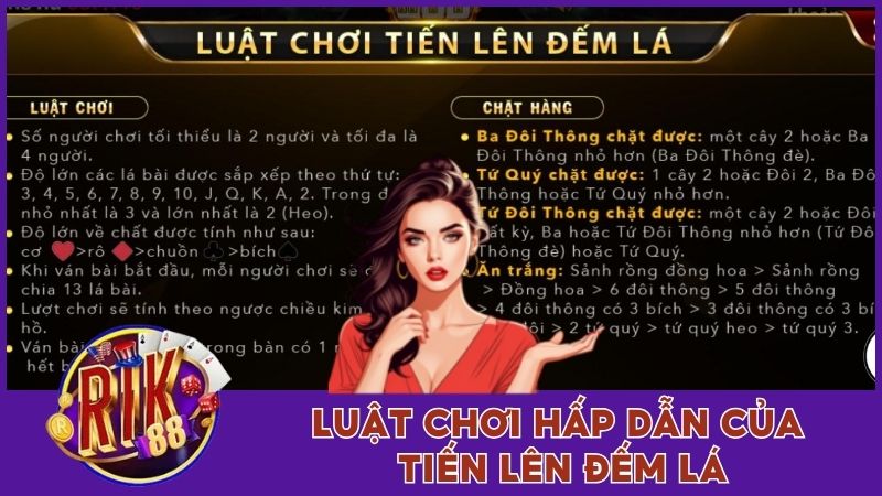 Nắm bắt luật lệ của Tiến lên đếm lá tại Rik88