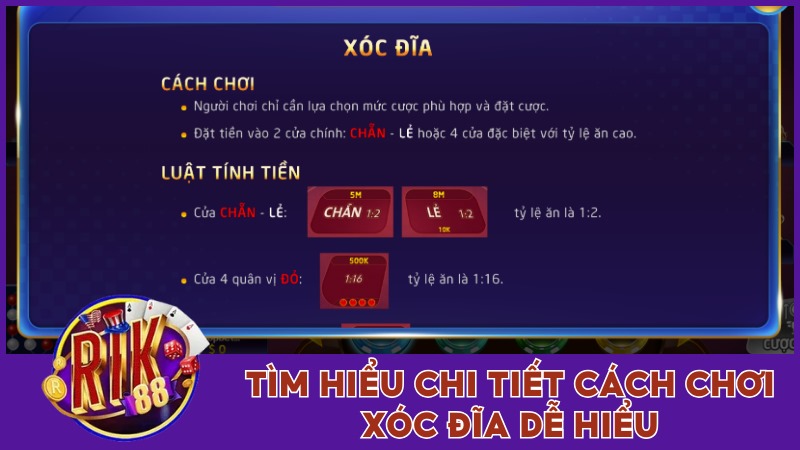 Tìm hiểu chi tiết cách chơi xóc đĩa dễ hiểu