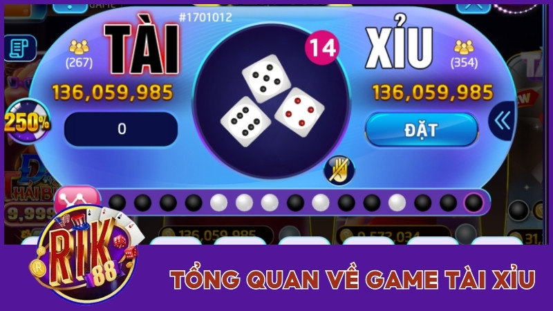 Tổng quan về game tài xỉu